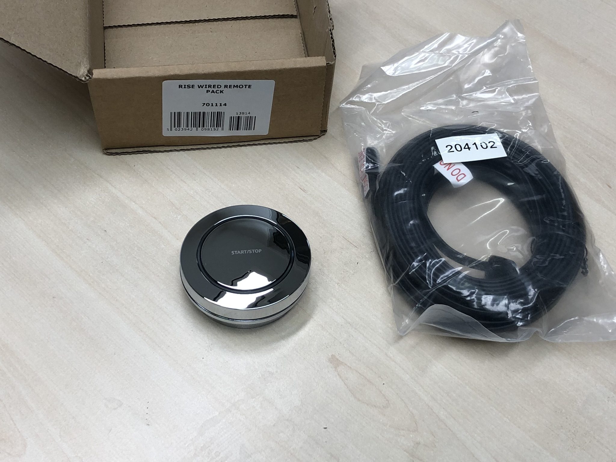 Aqualisa rise wireless remote control Chrome 701114 Our Bathroom