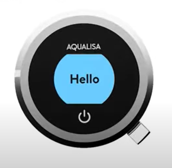 aqualisa opti q smart shower interface